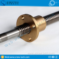 T25 Lead Screw with Square Brass Nut for Step Motor